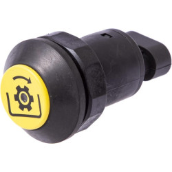 PTO jungiklis, apvalus, geltonas 11907001PN