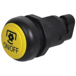 PTO jungiklis, apvalus, geltonas 11801001PN