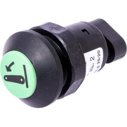 Stūmoklinis jungiklis, jungties keltuvas, apvalus, žalias 11900306PN