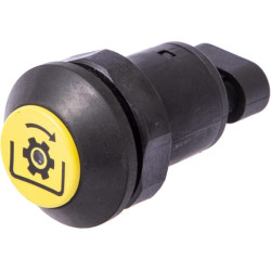 PTO jungiklis, apvalus, geltonas 11912002PN