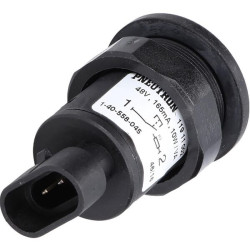 Stūmoklinis jungiklis, apatinė trauklė, apvali, žalia 11911002PN