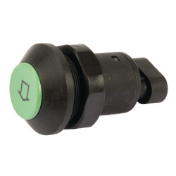 Stumdomas jungiklis, pakėlimas ir nuleidimas, apvalus, žalias 11901002PN