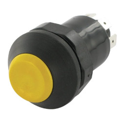 Mygtukas, tuščias, apvalus, geltonas 11175160PN