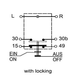 Mygtukas, tuščias, apvalus, geltonas 11175160PN