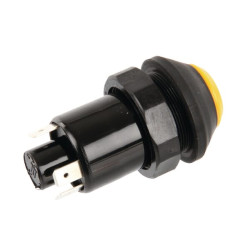 Stūmoklinis jungiklis, darbo lemputė, apvali, geltona 11130170PN