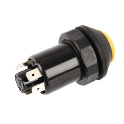 Mygtukas, stovėjimo žibintas, apvalus, geltonas 11130800PN