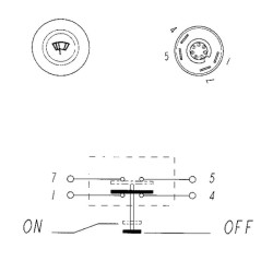 Mygtukas, Valytuvai, apvalūs, geltoni 11145110PN