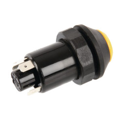 Stumdomas jungiklis, Darbinis žibintas, apvalus, geltonas 11110430PN