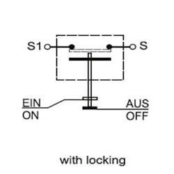 Mygtukas, ventiliatorius, apvalus, geltonas 11115030PN