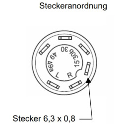 Mygtukas, ventiliatorius, apvalus, geltonas 11103010PN