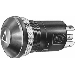 Avarinių žibintų jungiklis, mygtukas, 12V, halogenas, su lempute 6HF003916011