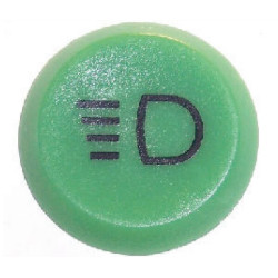 Mygtukas, priekiniai žibintai, apvalūs, žalia 11110810PN