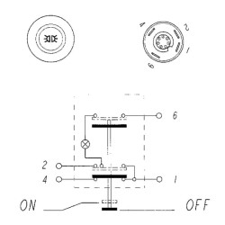 Jungiklis Ribinis ir galinis žibintas 11130100PN