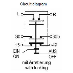 Mygtukas, ventiliatorius, apvalus, geltonas 11103200PN