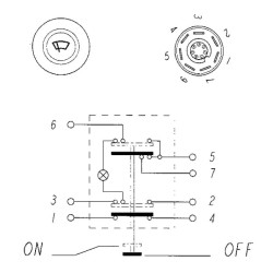 Mygtukas, Valytuvai, apvalūs, geltoni 11100040PN