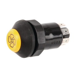 Mygtukas, ventiliatorius, apvalus, geltonas 11165100PN