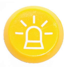 Jungiklis, švyturys, apvalus, geltonas 11110790PN