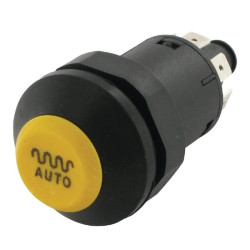 Mygtukas, automatinė vibracija, apvali, geltona 11175070PN