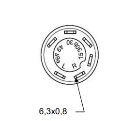 Mygtukas, tuščias, apvalus, žalias 11175210PN
