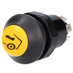 Jungiklis, smulkintuvas, apvalus, geltonas 11104010PN