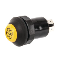 Mygtukas, ventiliatorius, apvalus, geltonas 11145100PN