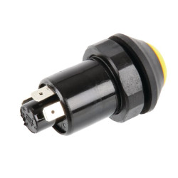 Mygtukas, ventiliatorius, apvalus, geltonas 11145100PN