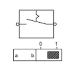 Mygtuko jungiklis 12,5 A 24 V EL200100