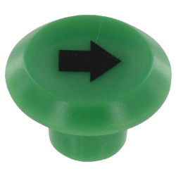 Emblema, pakeliama ir apatinė, apvali, žalia 11346520PN