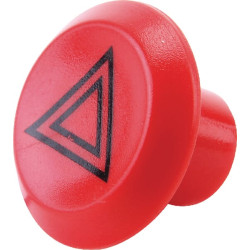 Emblema, pavojaus žibintai, apvalūs, raudoni 11356250PN