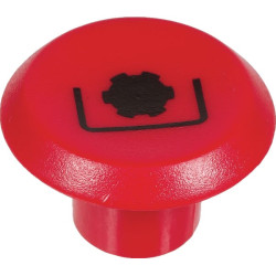 Emblema, GTV, apvali, raudona 11356330PN