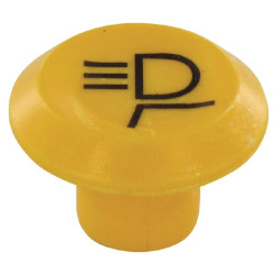 Emblema, viršutiniai žibintai, apvalūs, geltoni 11316370PN