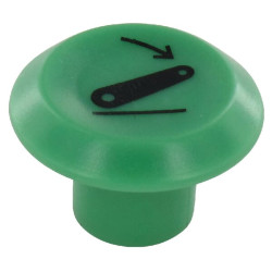 Emblema, apatinė jungtis, apvali, žalia 11346320PN
