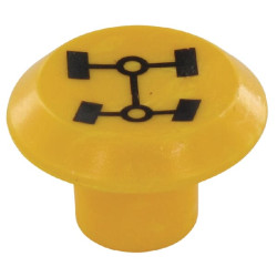 Emblema, keturių ratų pavara, apvali, geltona 11316380PN