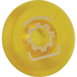 Emblema, transmisija, apvali, geltona 11410640PN