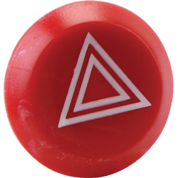 Emblema, pavojaus žibintai, apvalūs, raudoni 11350250PN