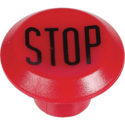 Emblema, stotelė, apvali, raudona 11356540PN