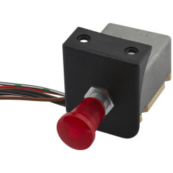 Avarinių žibintų jungiklis, traukimo jungiklis, 12V, halogeninis, su lempute 6HD002535031