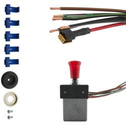 Avarinių žibintų jungiklis, traukimo jungiklis, 12V, halogeninis, su lempute 6HD002535101