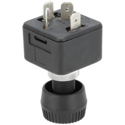 Sukamasis jungiklis, įjungiamas, įjungiamas, 12-24 V, ašmenų gnybtai, 6,3 mm SW10015KR