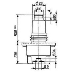 Kojinis apšvietimo jungiklis Cobo 16181000