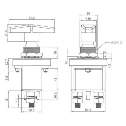 Akumuliatoriaus izoliacijos jungiklis 21102006PN