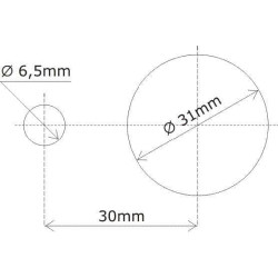 Baterijos pagrindinis jungiklis, labai atsparus LA500070K