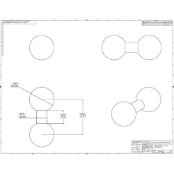 Dvigubas rutulinis strypas "C" RAMC230