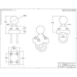 Montavimo plokštė RAM C Vamzdis RAMC235