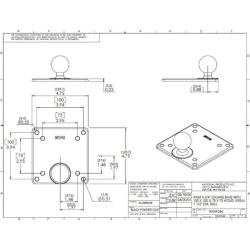 RAMC246U Montavimo plokštė 100x100 "C" RAMC246U