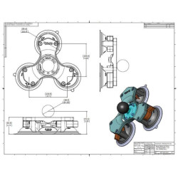 Sumontuokite C 3 įsiurbimo puodelius RAMC365224