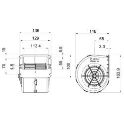 Orapūtė 12V, 009-A70/I-74D GR VE-CL.A 30000573