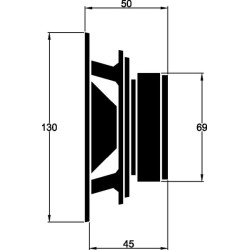 Garsiakalbių komplektas 130 mm EL130