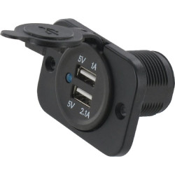 USB lizdas 12/24V įleidžiamas GSM047