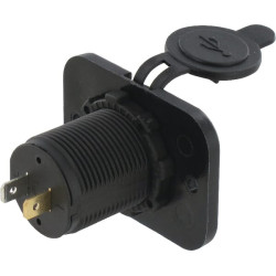 USB lizdas 12/24V įleidžiamas GSM047